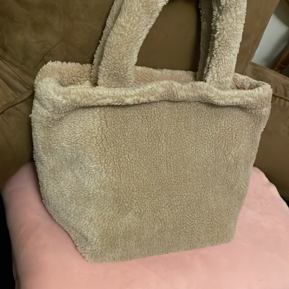 Prada Cream Plush Tote Bag - Picture 5 of 17
